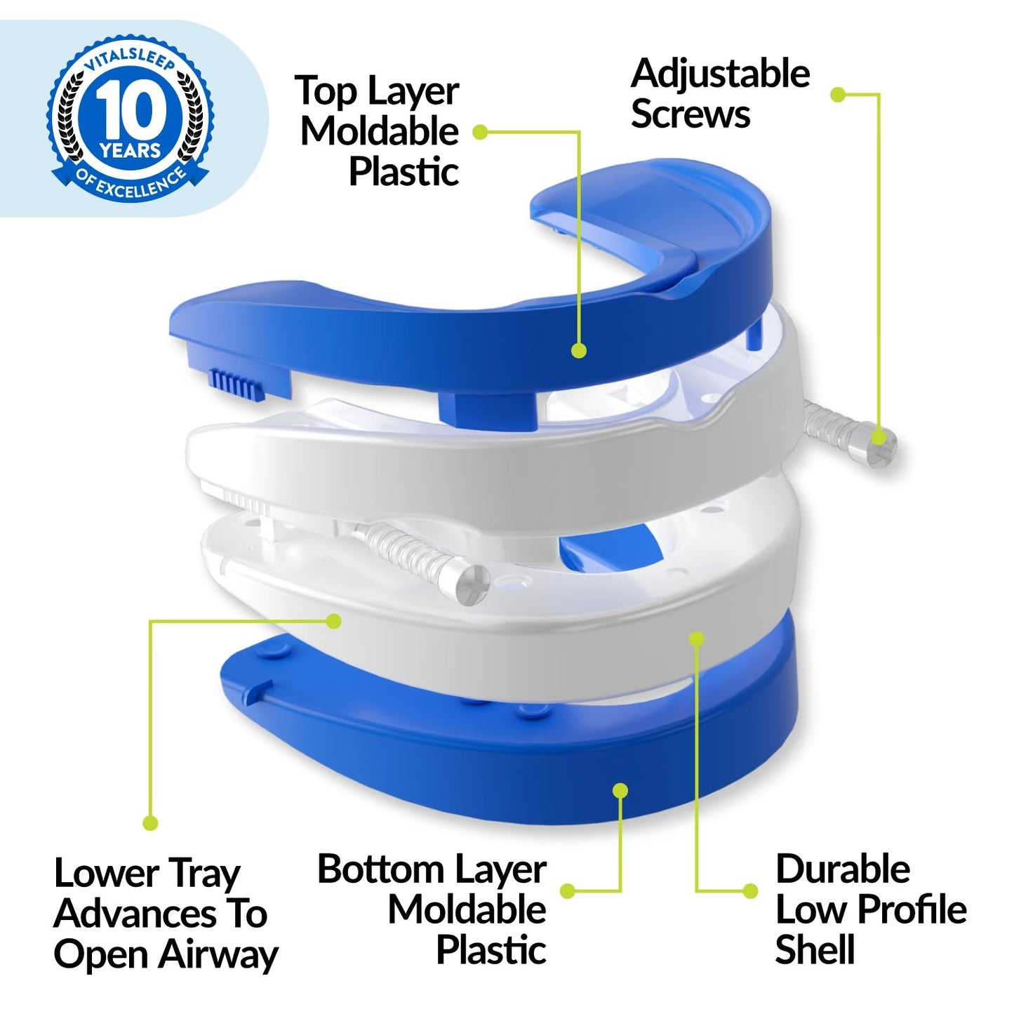 VitalSleep Adjustable Anti-Snoring Mouthpiece