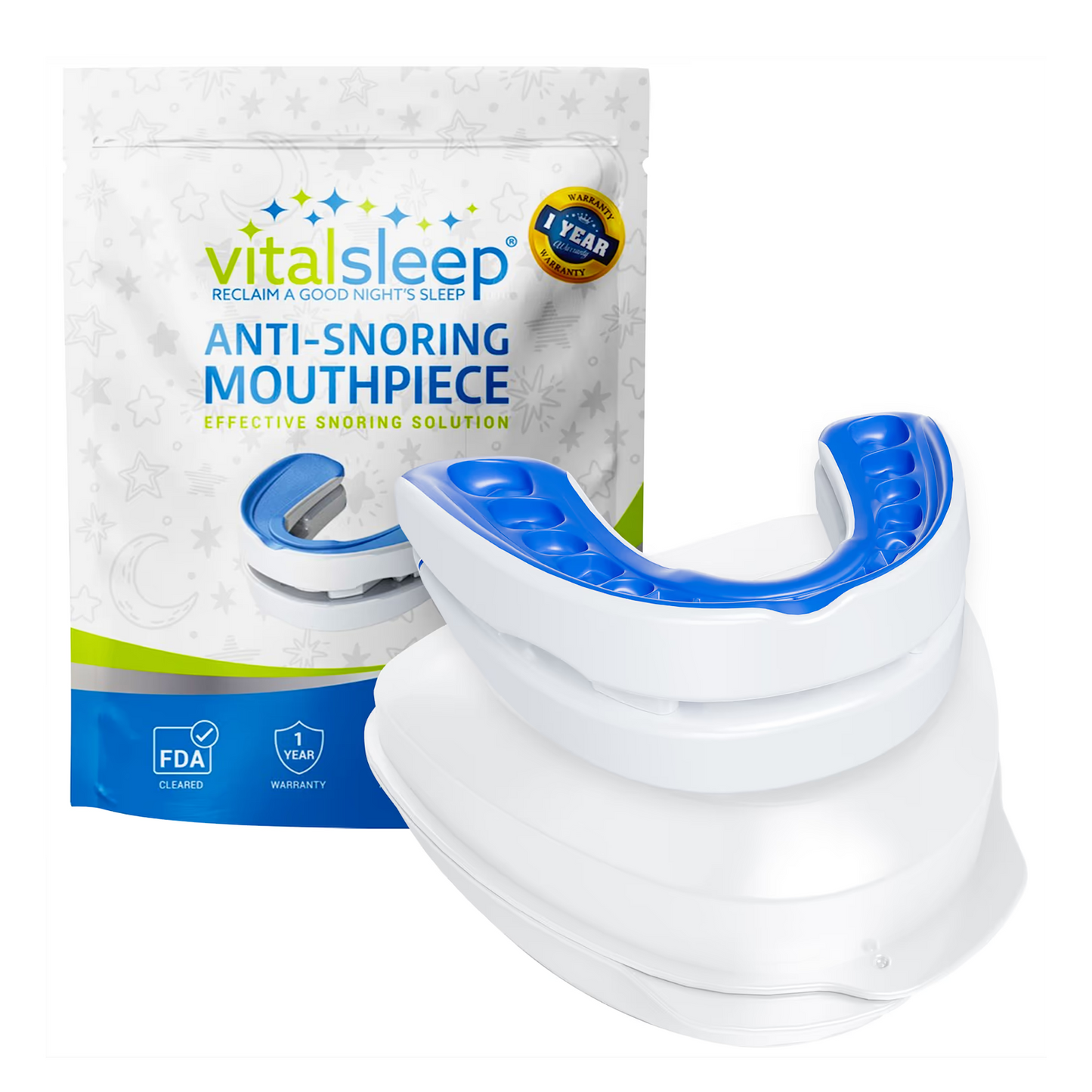 VitalSleep Adjustable Anti-Snoring Mouthpiece